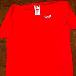 Snap Red Short Sleeve Tee